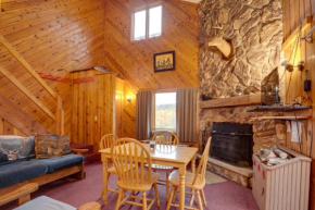 Walk to Ski Brule Iron River Cabin with Fireplace!